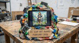 AI Slop Art 🎨 award trophy