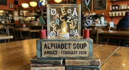 Alphabet Soup 🔤 award trophy