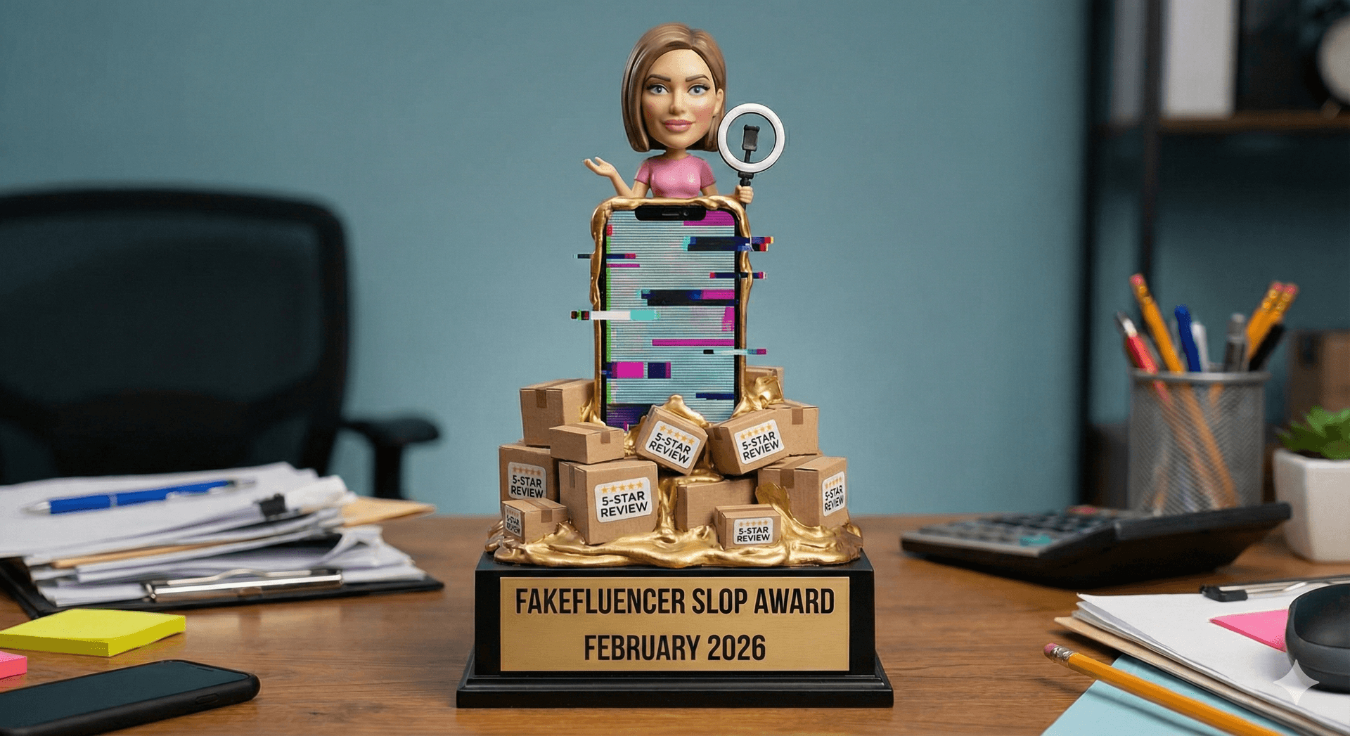 Fakefluencer Slop ๐ธ Trophy